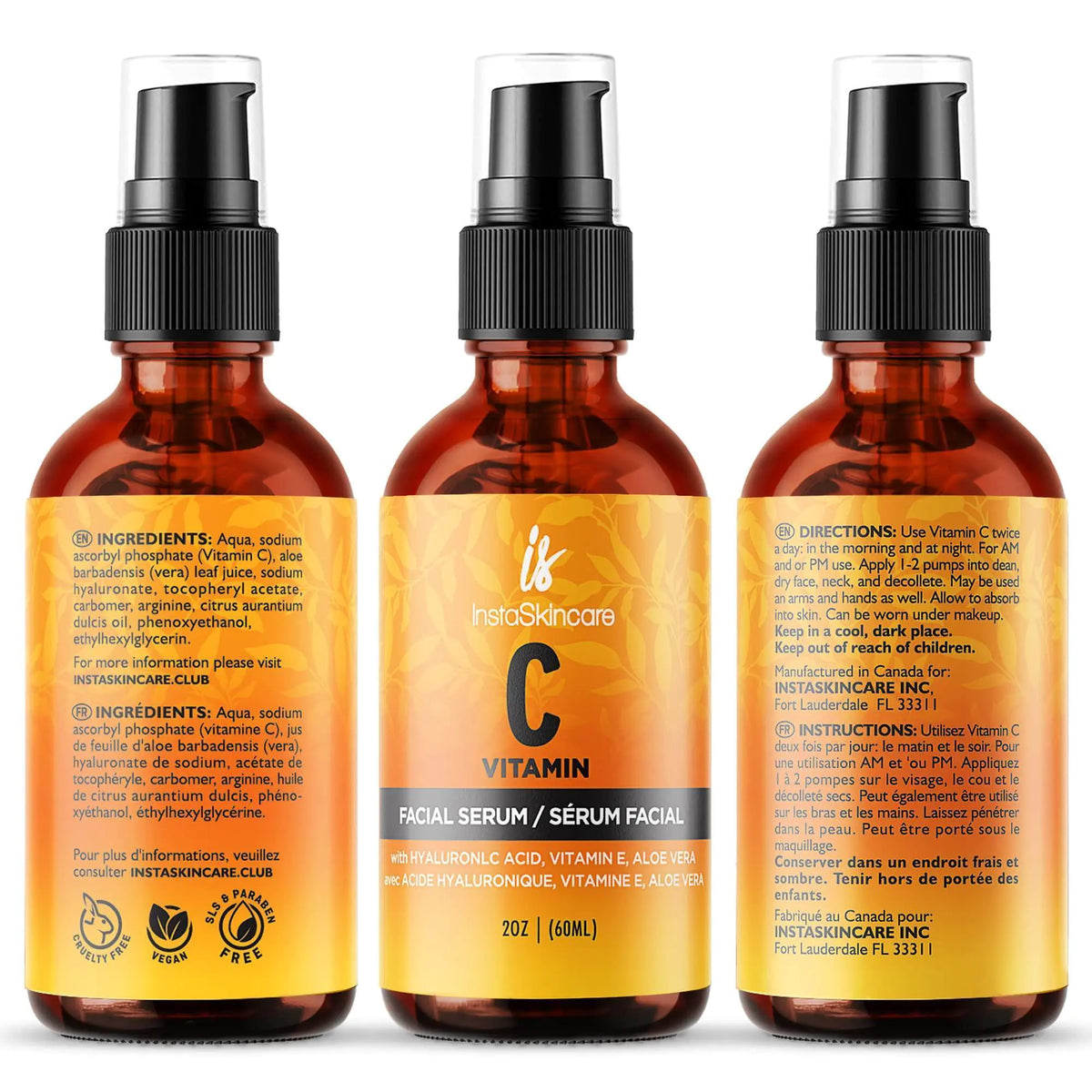 Vitamin C Serum for Face with Hyaluronic Aging