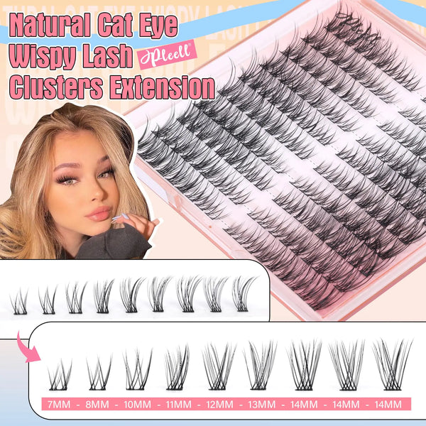 Wispy Lash Clusters Set