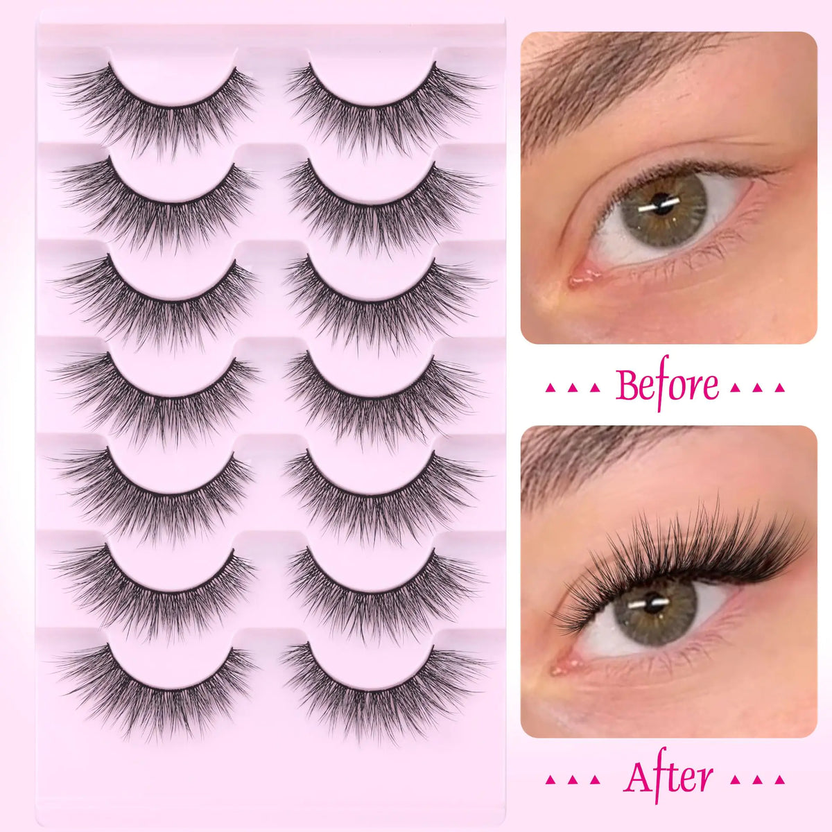 Wispy Natural Mink Lashes