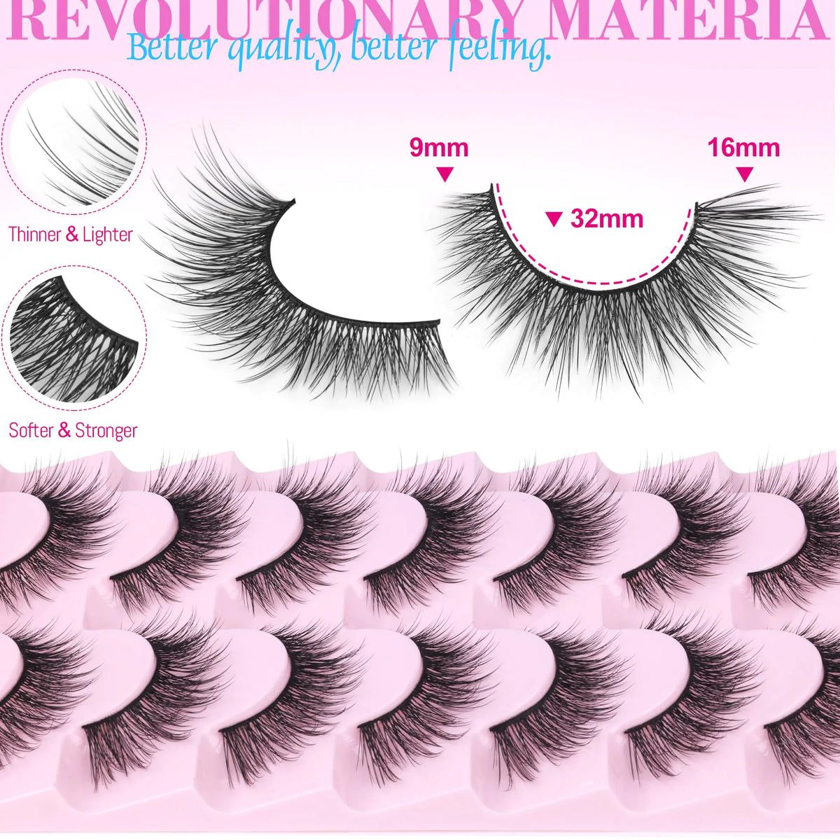 Wispy Natural Mink Lashes