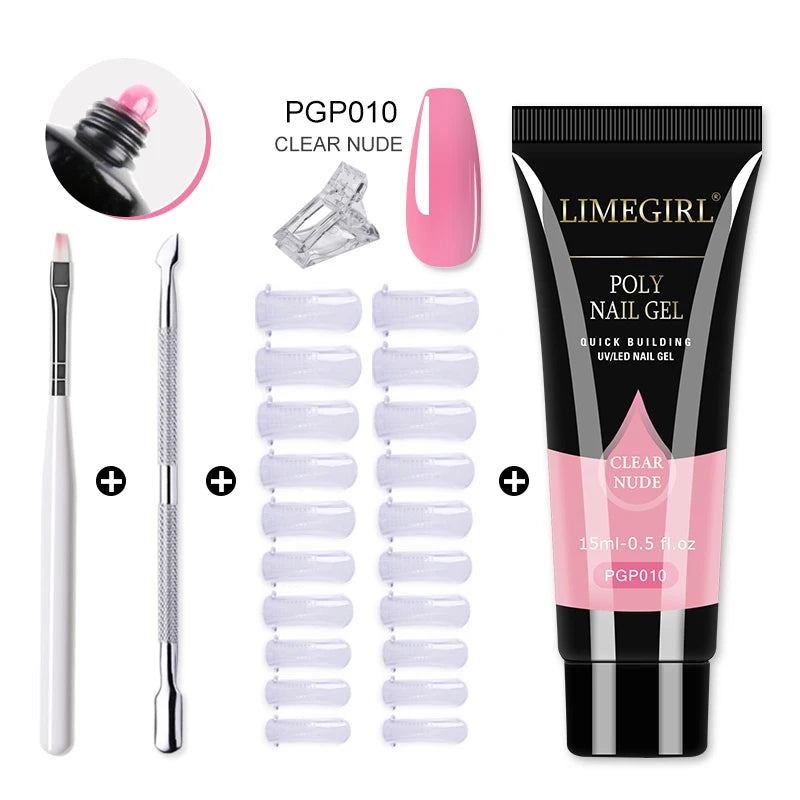 Limegirl Poly Nail Gel Set