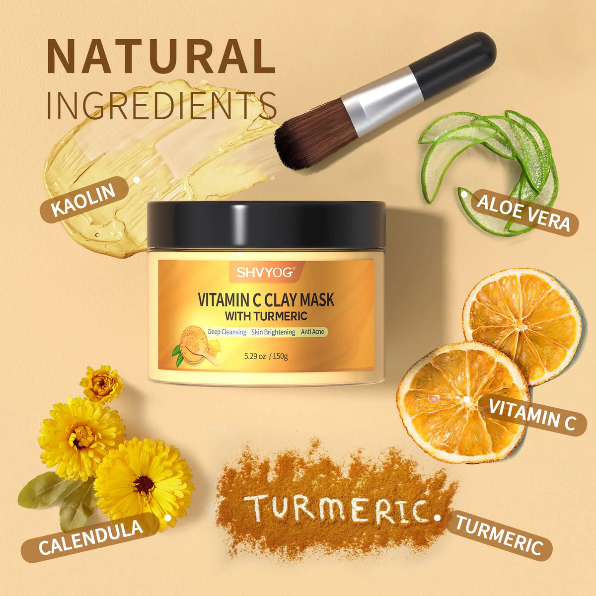 GlowBoost Vitamin C Face Mask