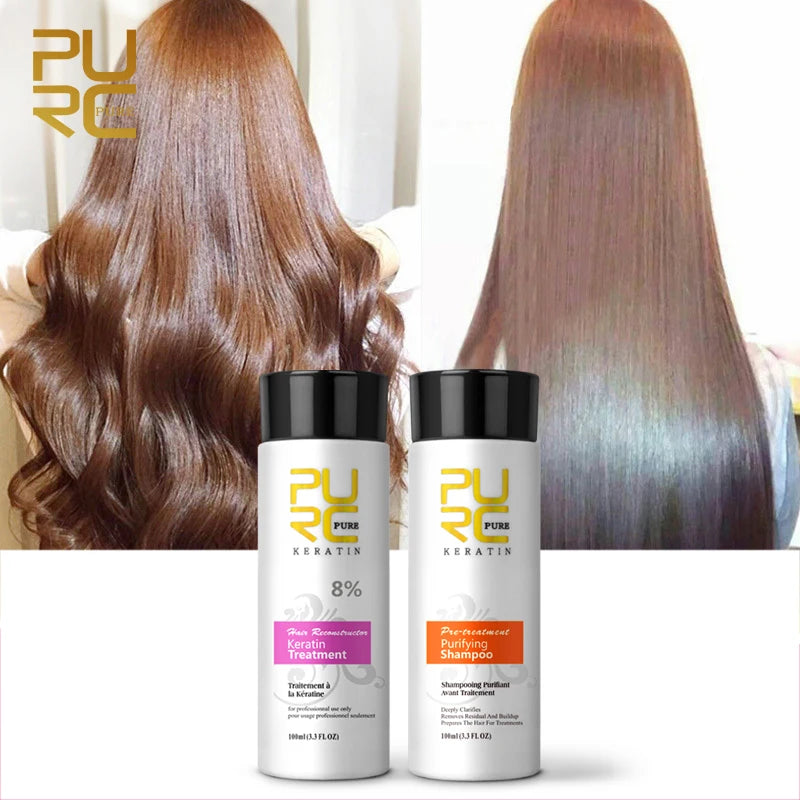 Keratin Straightening Cream Kit