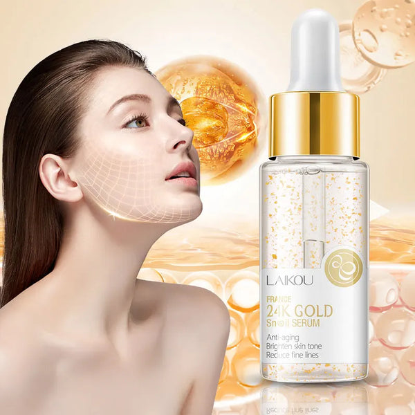 LAIKOU 24K Gold Snail Serum