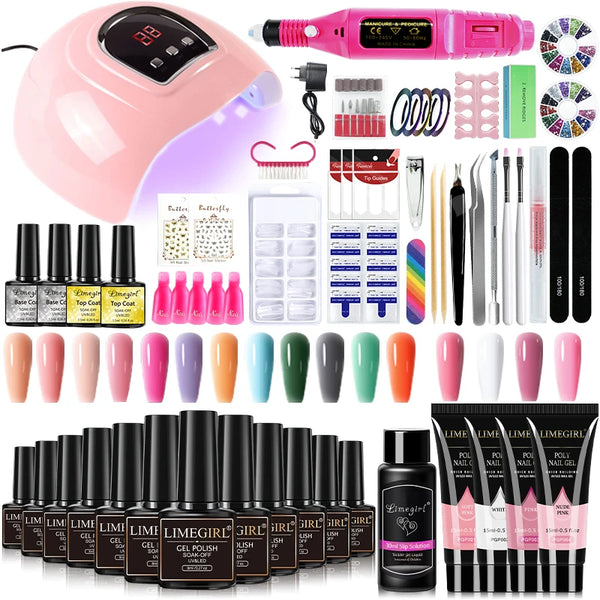 Limegirl Nail Set Gel Kit