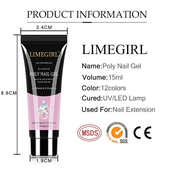 Limegirl Poly Nail Gel Set