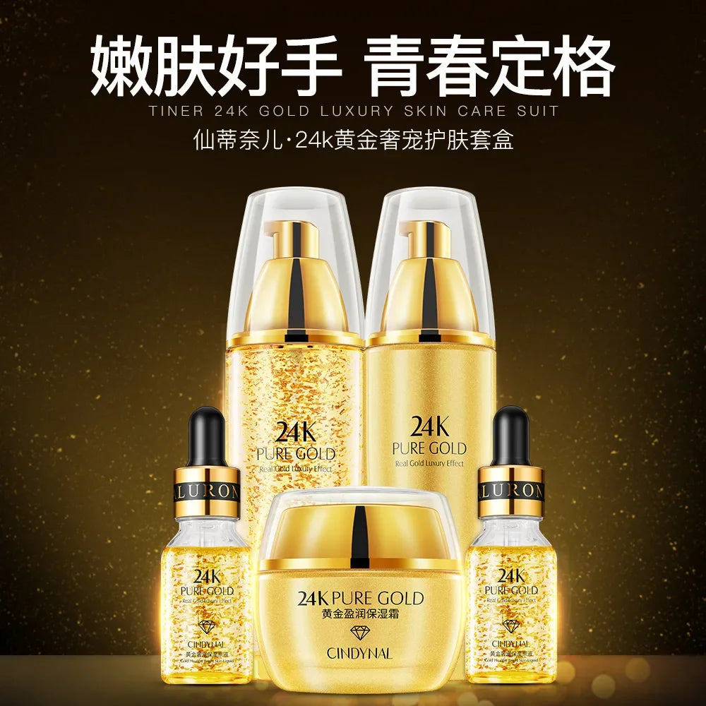 24K Gold Skincare Set