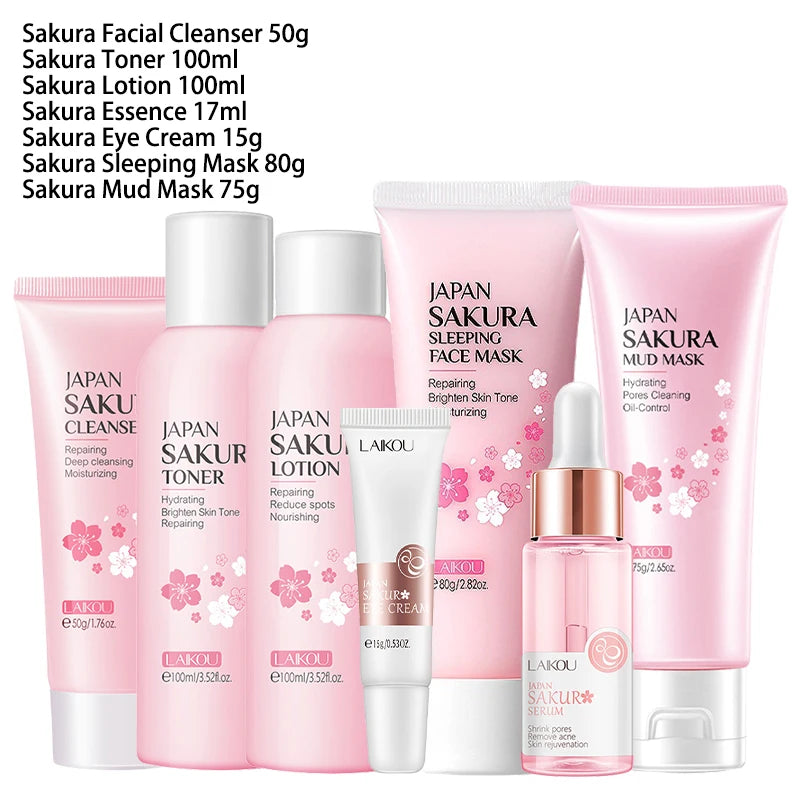 Sakura Skincare 7-Piece Set