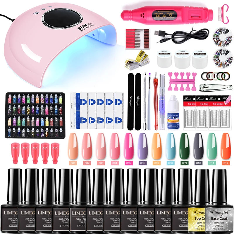 Limegirl Nail Set Gel Kit