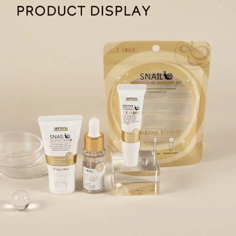 Snail Serum Essence Skincare Set