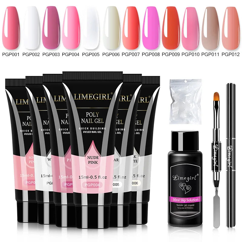 Limegirl Poly Nail Gel Set