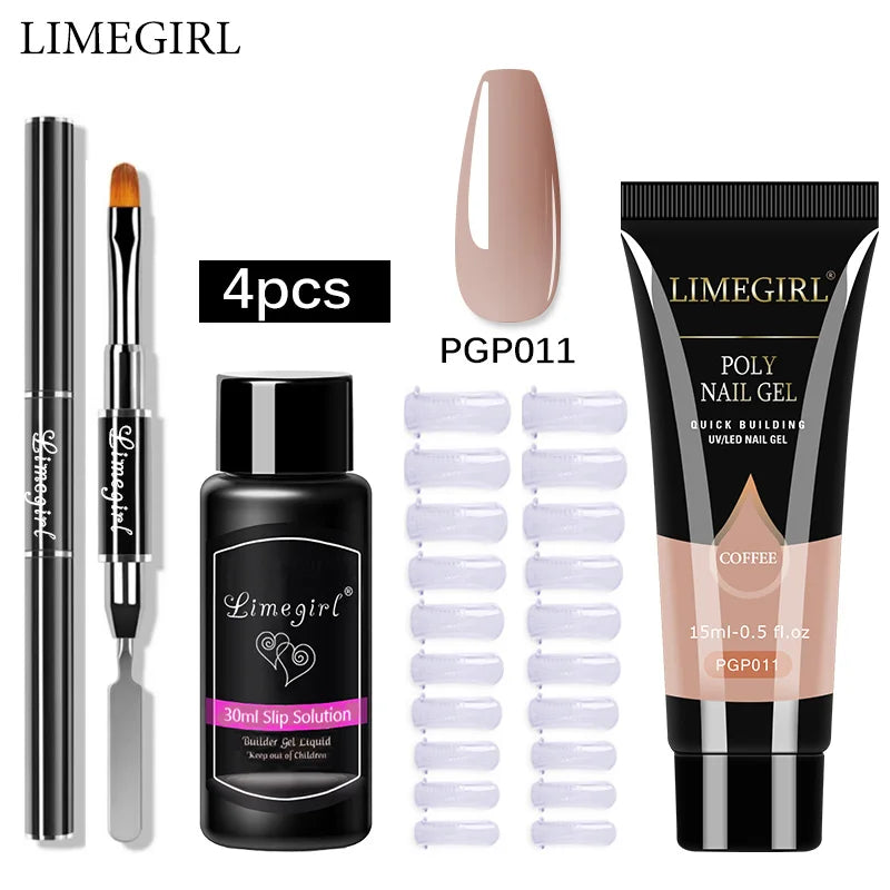 Limegirl Poly Nail Gel Set