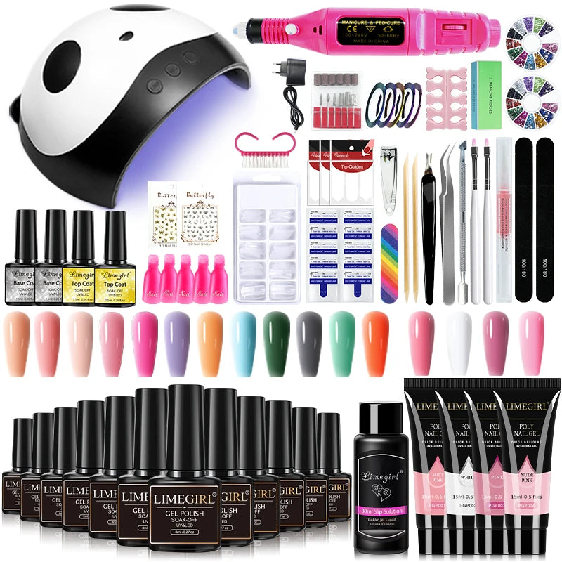 Limegirl Nail Set Gel Kit