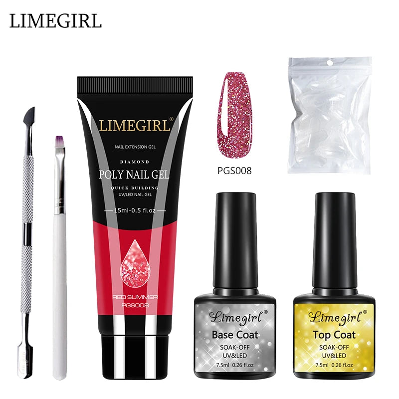 Limegirl Poly Nail Gel Set