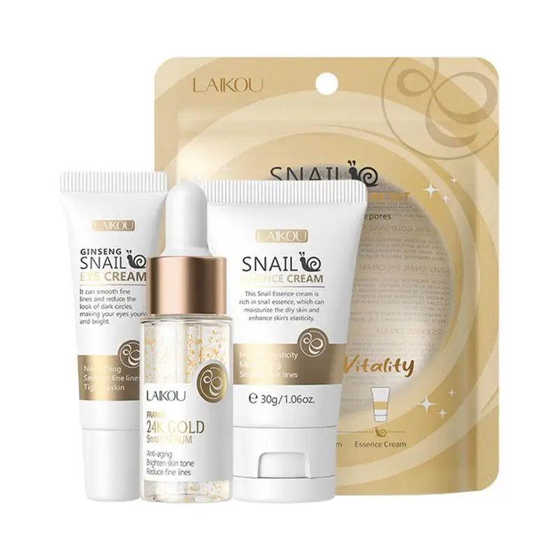 Snail Serum Essence Skincare Set