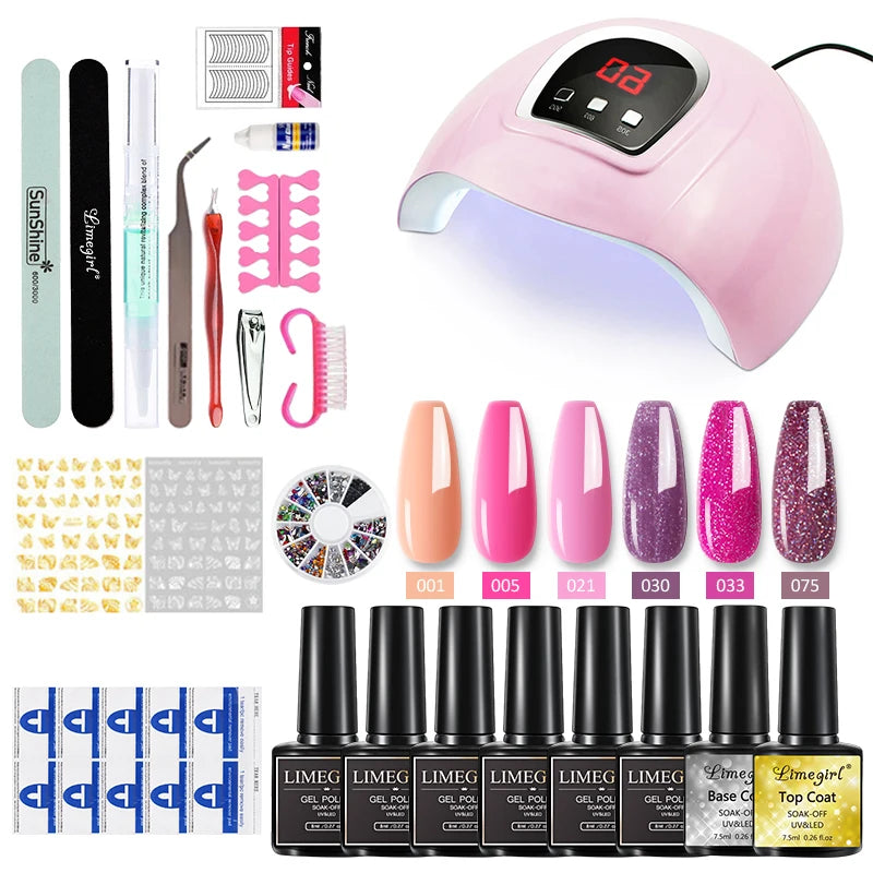 Limegirl Nail Set Gel Kit