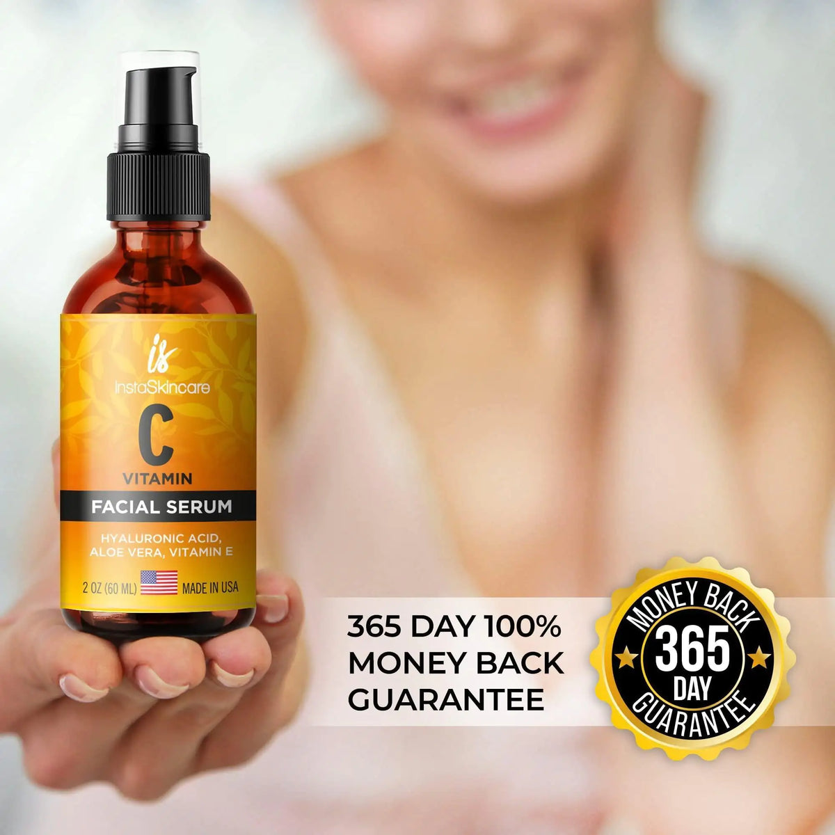 Vitamin C Serum for Face with Hyaluronic Aging