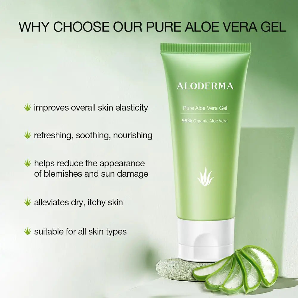 Aloderma 99% Organic Aloe Gel