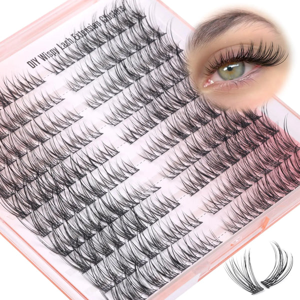 Wispy Lash Clusters Set