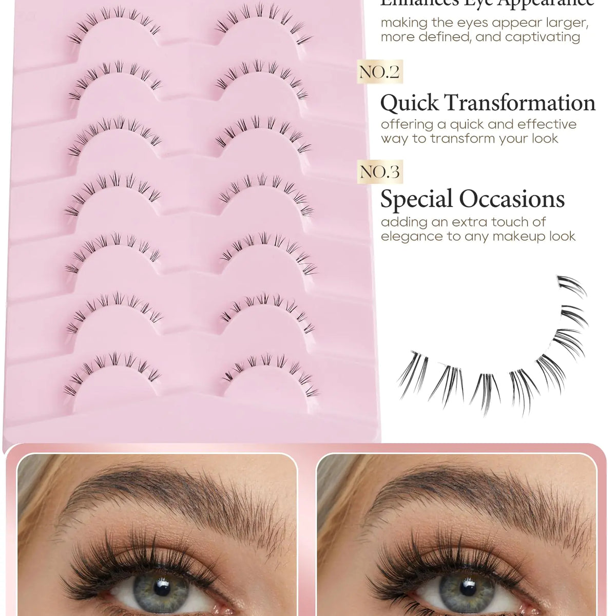 Bottom Lashes - 7 Pairs