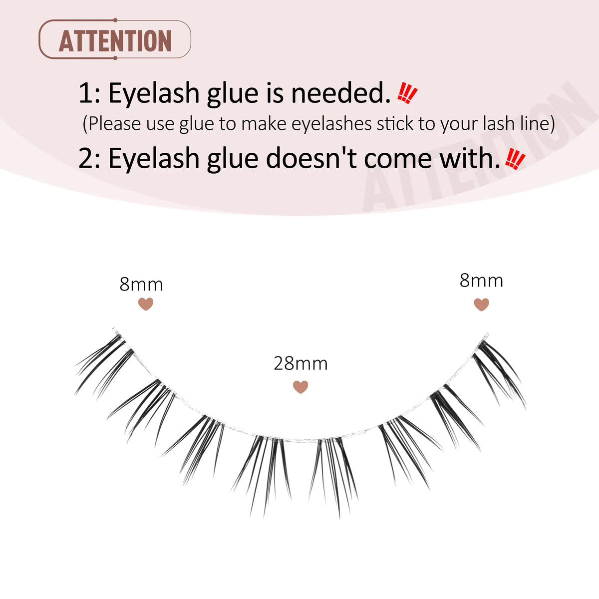 Bottom Lashes - 7 Pairs