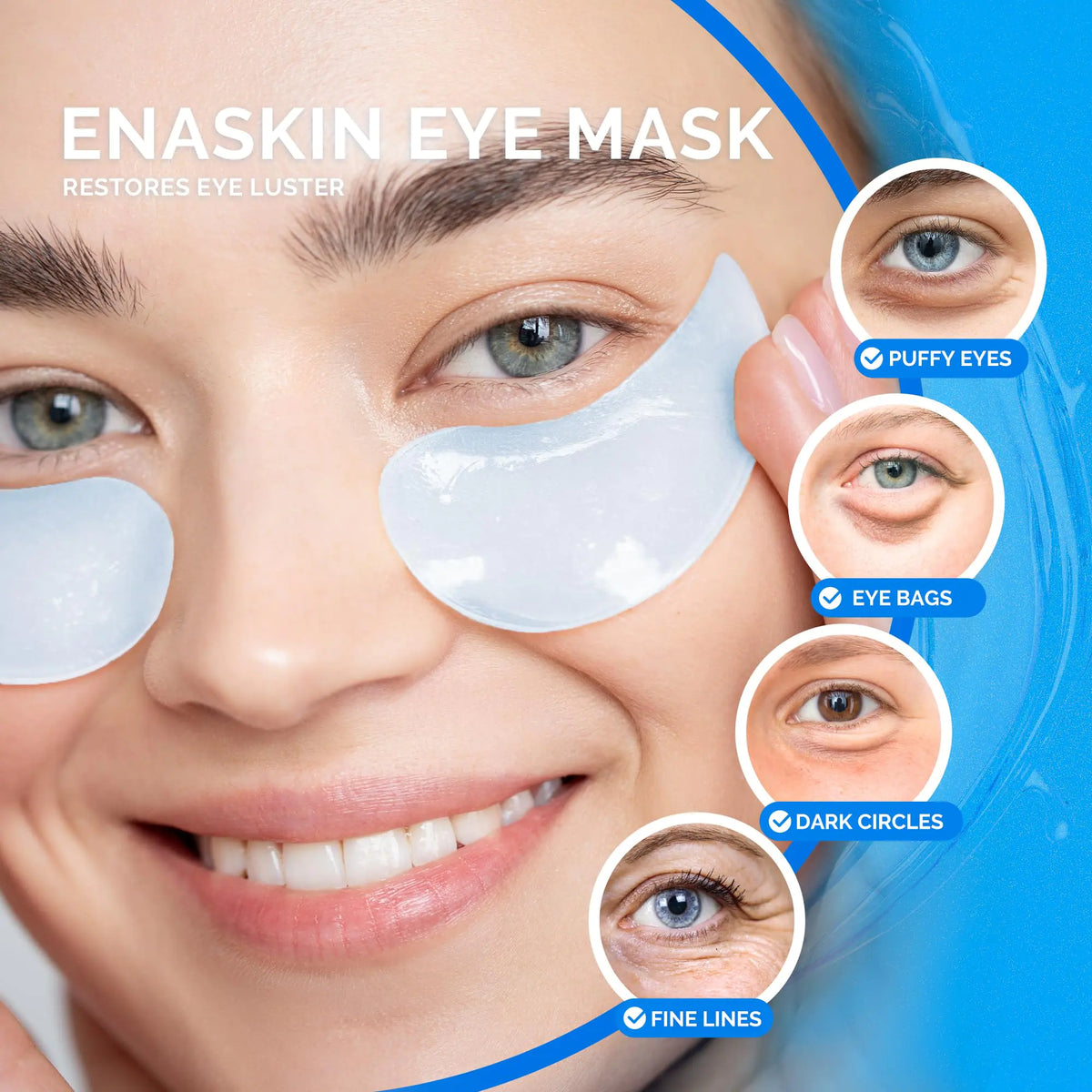 Enaskin Naturals Under Eye Patches for Dark Circles