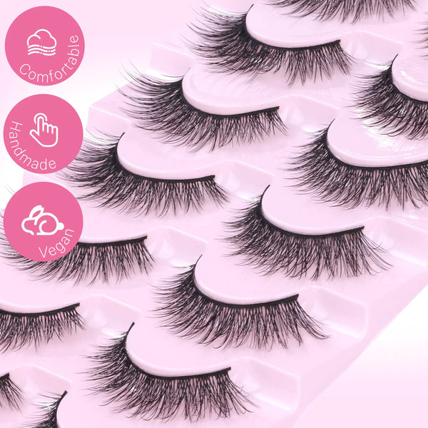 Wispy Natural Mink Lashes