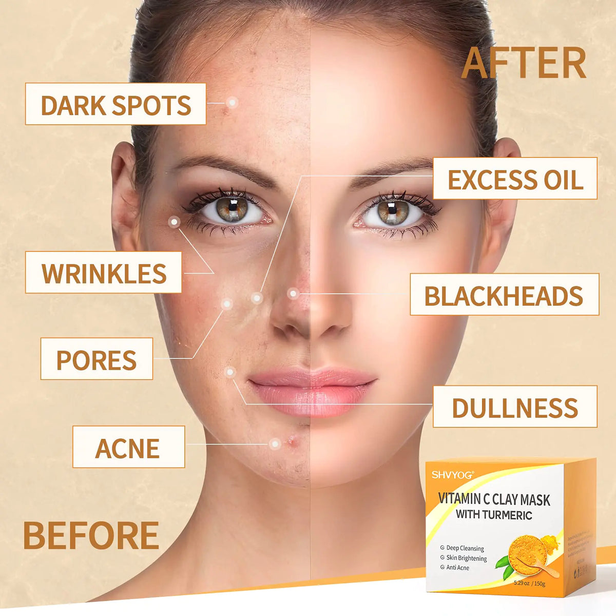 GlowBoost Vitamin C Face Mask