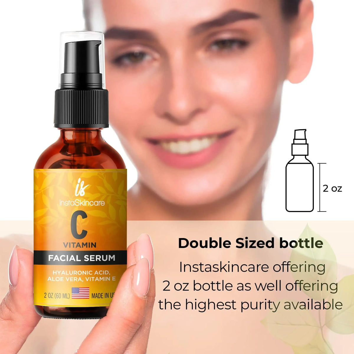 Vitamin C Serum for Face with Hyaluronic Aging