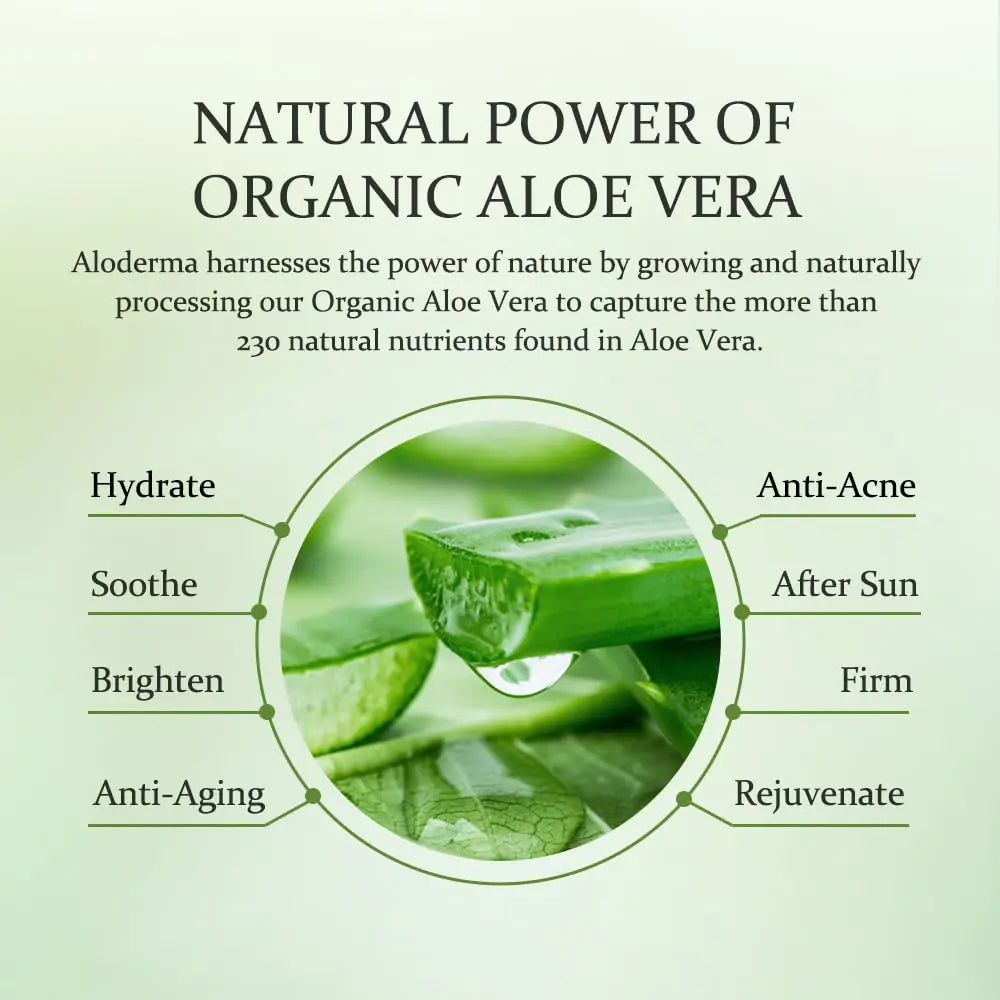 Aloderma 99% Organic Aloe Gel