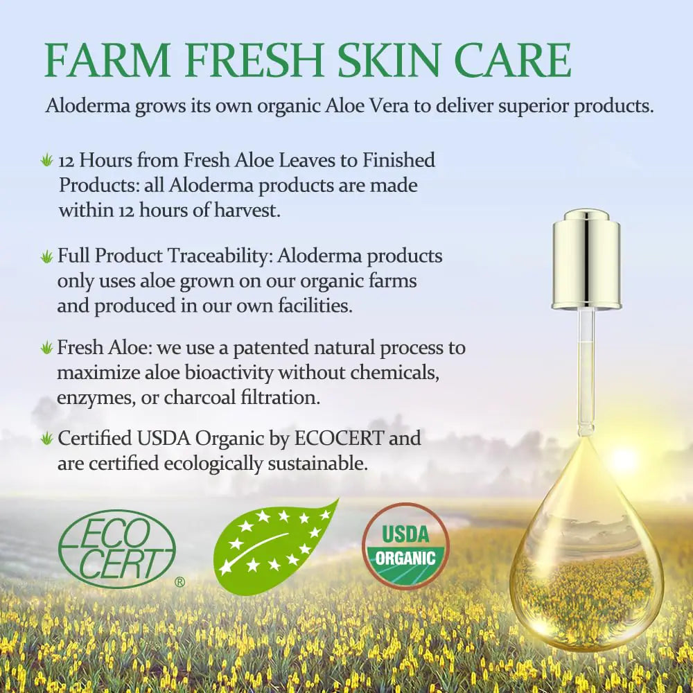 Aloderma 99% Organic Aloe Gel