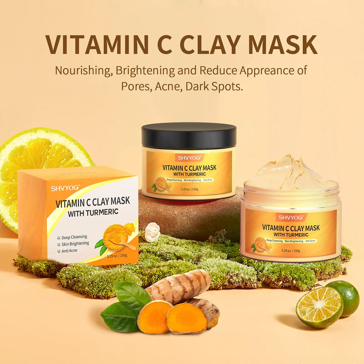 GlowBoost Vitamin C Face Mask