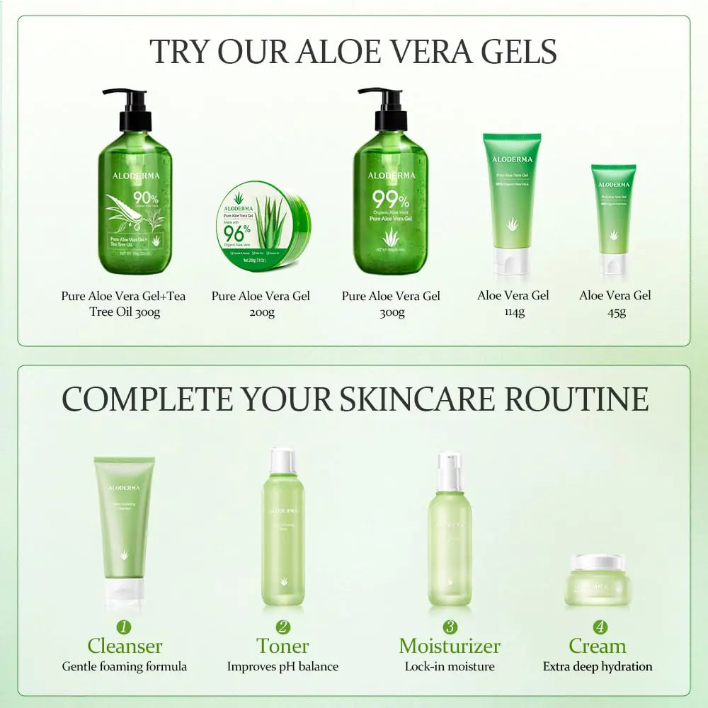 Aloderma 99% Organic Aloe Gel