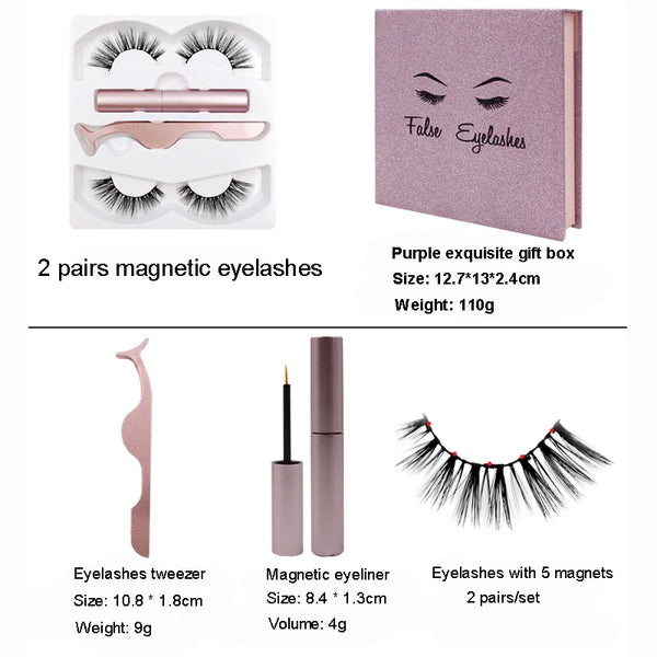 Magnetic Eyeliner & Lashes Set